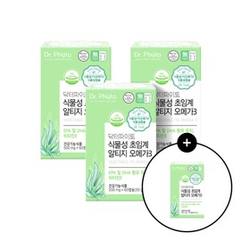 Doctor Pyto Dr. Phyto Vegetable Supercritical Altige Omega 3 85% Purity Pregnant and Lactating Women 60 Capsules, 4 Pieces / 닥터파이토 식물성 초임계 알티지 오메가3 85%순도 임산부, 수유부 60캡슐, 4개