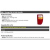Right Passenger Side Tail Light Assembly - Compatible with 2001-2009