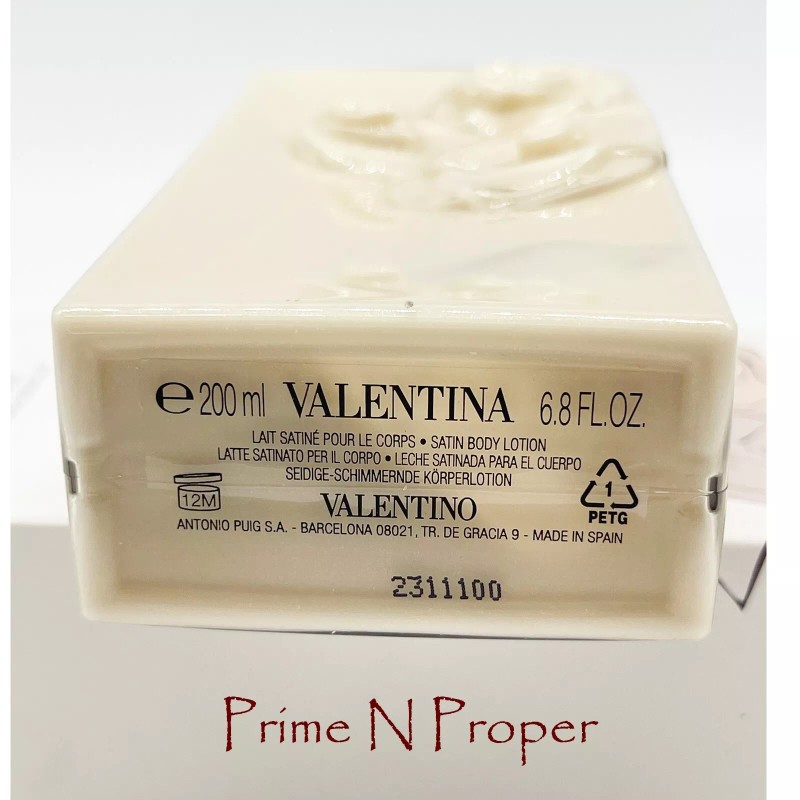 Valentino Valentina Satin Body Lotion by Valentino 200ml - 6.8