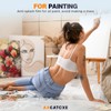 Axgatoxe 12 x 9 Ft Plastic Drop Cloths for Painting
