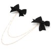 4Pcs Bow Hairpins Metal Snaps Barrettes Hair Clips Accessories with