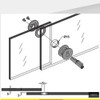 WANLIAN Glass Lock Sliding Door Lock with Key