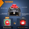 Nilight Battery Switch 1-2-Both-Off 12V 24V 48V 600A High Current