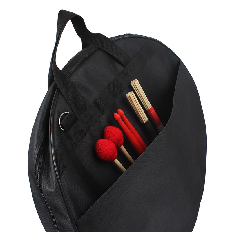 21-Inch Cymbal Bag Packback Three Pockets with Removable Divider Shoulder