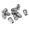 10pcs/set ER20 High Precision Spring Steel Collet Set CNC Engraving