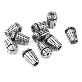 10pcs/set ER20 High Precision Spring Steel Collet Set CNC Engraving Machine Collet for CNC Milling Lathe