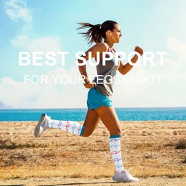 bropite Compression Socks for Women & Men Circulation-Support Knee High Socks 20-30 mmhg-Best for Running,Medical,Nurse,Travel