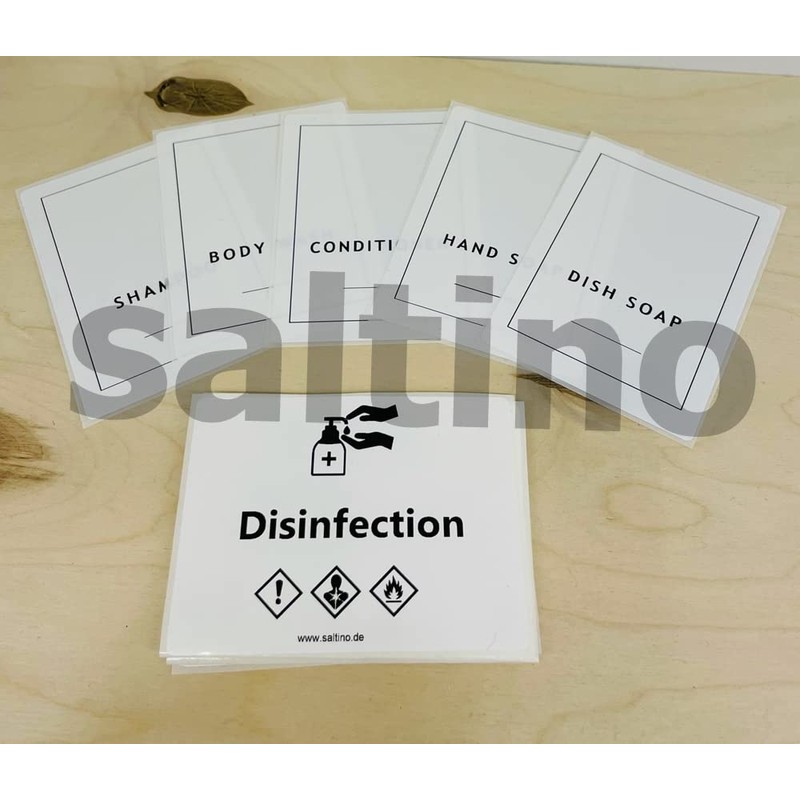 DPundID 5 Pieces White Empty Soap Dispenser Plastic Pump Bottle