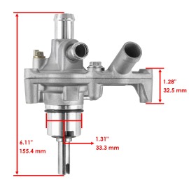 Caltric Water Pump Assembly fits Honda SXS700M2 SXS700M4 Pioneer 700 700-4 2014 - 2020