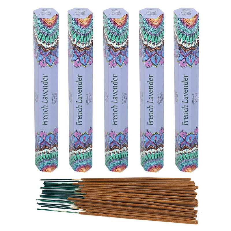 Raajsee Lavender Incense Sticks 15 Sticks x 5 Pack -100%