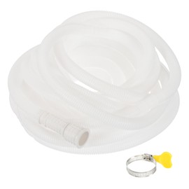 PATIKIL 29.52ft Air Conditioner Drain Kit, Universal AC Drain Hose Connector Hose with Clamp Cuttable Rubber Adapter for Mini-Split Window AC Unit Dehumidifier Faucet