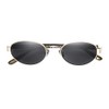 Frye Women's Savannah Oval Sunglasses, Gold, 52mm
