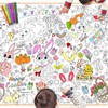 HOWAF Paper Tablecloth for Colouring Easter, Colouring Tablecloth Easter Colouring