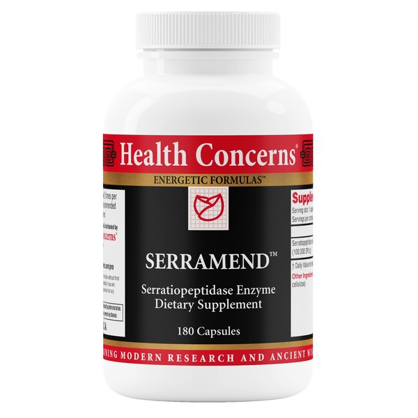 Health Concerns Serramend - Immune Defense Support Supplement - 180 Capsules