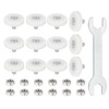 sourcing map 29 mm Drawer Rollers Wheel Cabinet Positioning Sliding