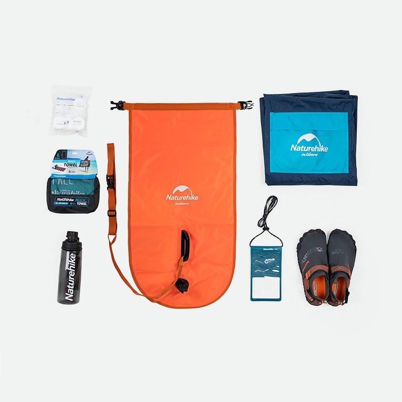Naturehike 3-Layer Double Airbag Waterproof Swim Buoy Independent Airbag Design,