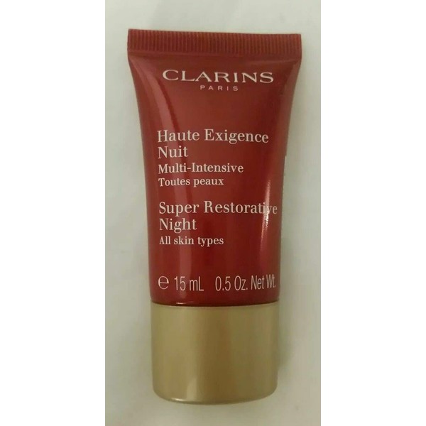 Clarins Super Restorative Night All Skin Types, 0.5 Ounce