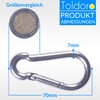 Toldoro Niro AISI 316 V4A Stainless Steel Snap Hook 50-120