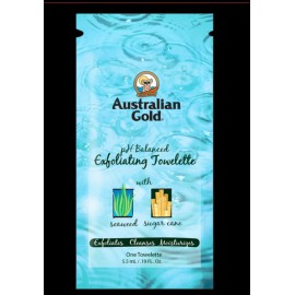 Australian Gold Exfoliating Towelette Individual