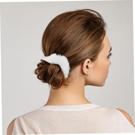 Ipetboom Satin Hair Tie 8pcs Hair Ring Tocados Para El Hair Strips Plush Hair Ties Simple Hair Rope Hair Ponytail Elastic Hair Ties Plush Hair Holders Soft Scrunchies Hair Bands