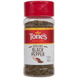 Tone's Ground Black Pepper, 1.62 Ounce