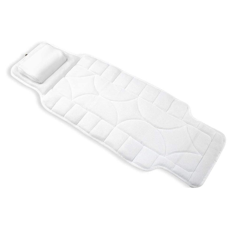 Full Body SPA Bath Pillow Mat with 10 Suction Cups