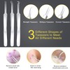 Boxoyx Blackhead Remover Tool, Boxoyx 10 Pcs Professional Pimple Comedone