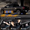 XRIDONSEN 2PCS 60 inch Amber Blue Emergency Lights Strip 720