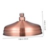 Operitacx 1 Piece Copper Shower Nozzle Shower Sprinkler for Bathroom