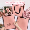 Sitroasho 30 Pack Pink Paper Gift Bags with Handles and