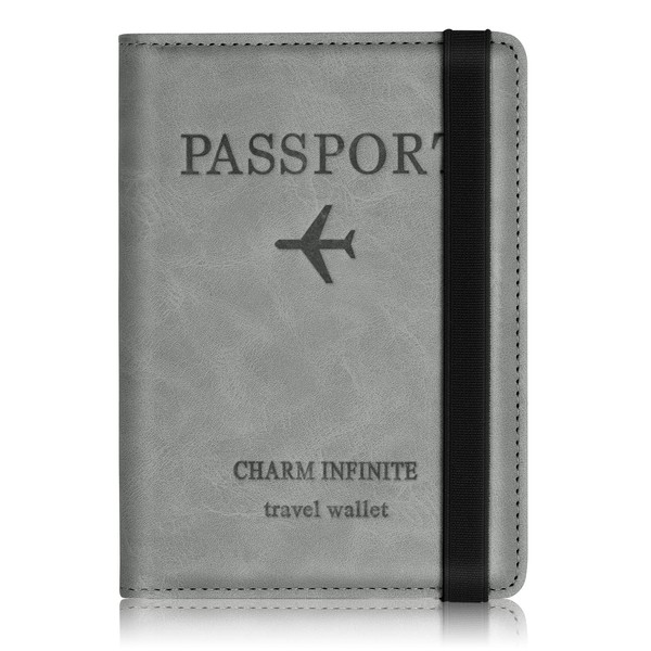 Shirene Passport Holder Travel Wallet Passport Cover Travel Document Holder