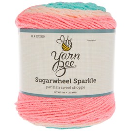 Yarn Bee Medium Yarn for Crocheting & Knitting – Soft Yarn Skein – 355 Yards of 100% Acrylic Yarn for Crocheting Blankets, Hats, & More – DIY Handcrafting Accessories- Parisian Sweet Shoppe