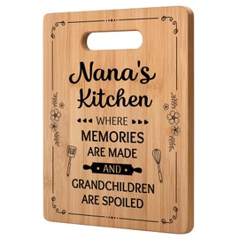 Nana Christmas Gifts, Nana Gifts Birthday Gifts for Nana, Gifts for Nana - Unique Nana Kitchen Cutting Board, Nana Gifts from Grandchildren, Mothers Day Gifts for Nana