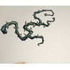 Thorny Vine Wall Decals Stickers UScolor001, Green w/Yellow Black, 48