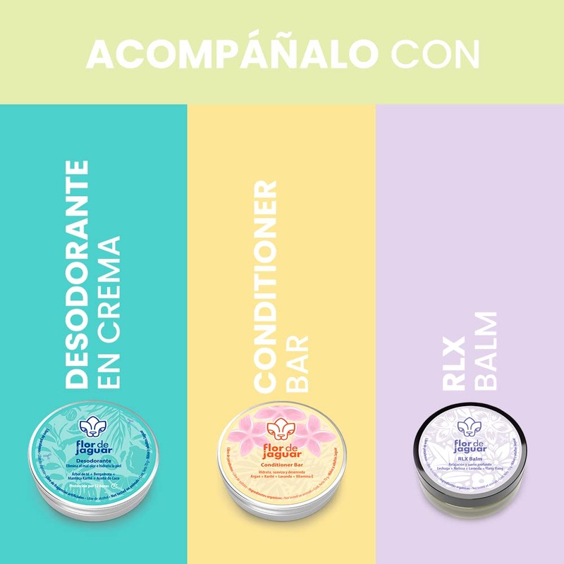 FLOR DE JAGUAR | Shampoo y Jabón corporal en barra