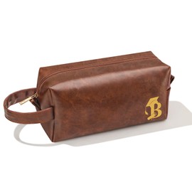 JoycuFF Graduation Gifts for Him 2025, Graduation Gift for Son Grandson Brother Boyfriend Initial B Mens Toiletry Travel Bag