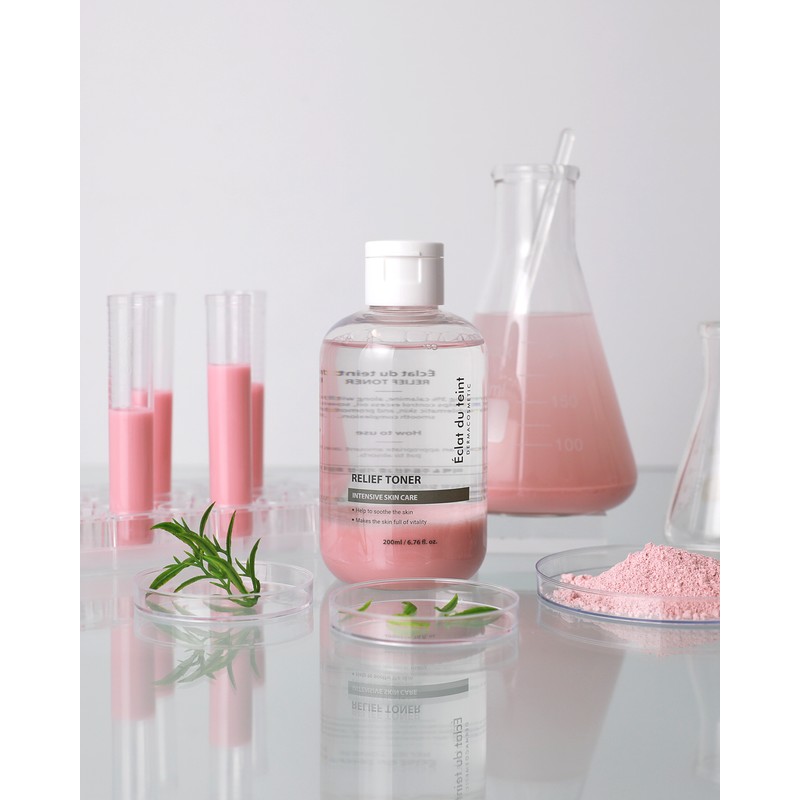 Eclat Dutan Relief Toner 200ml Sebum Control Millet Acne 💜Relief