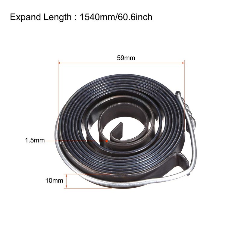 uxcell Drill Press Return Spring, Quill Spring Feed Return Coil
