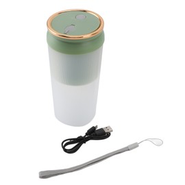 Portable Blender 4 Blades Cordless 300ml Capacity USB Rechargeable Handheld Personal Size Blender for Juice Shakes Smoothies Green