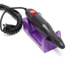 Wiltec Professional Nail Cutter Set, 20,000 rpm, Electric Rodent Cutter for Pedicure, Manicure, Nail Art, Nail Cosmetics, 6 Bits and 6 Attachments, Nail Grinder