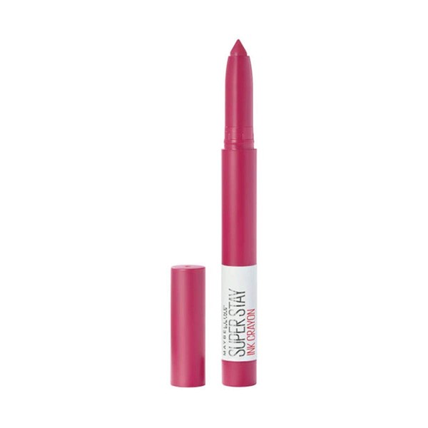 Maybelline Lipstick, Superstay Matte Ink Crayon Longlasting Pink Lipstick with Precision Applicator 35 Treat Yourself