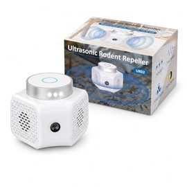 Ultrasonic Mouse Repellent Plug in Indoor, No-Touch Rodent Repellent for Home, 3 Modes with LED Strobe Light, Electronic Pest Control for House, Attic, Garage, Basement, Office and RV