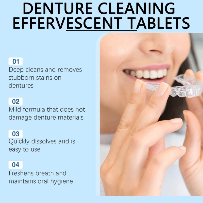 Nc Tabletas Efervescentes For Limpieza De Dentaduras