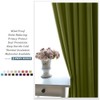 PONY DANCE Blackout Curtain for Decor - 84 Drop Olive
