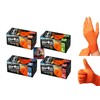 Amano Glove AM-CF1921 Nitrile Gloves, Super Thick, Rocky, Embossed, Small,