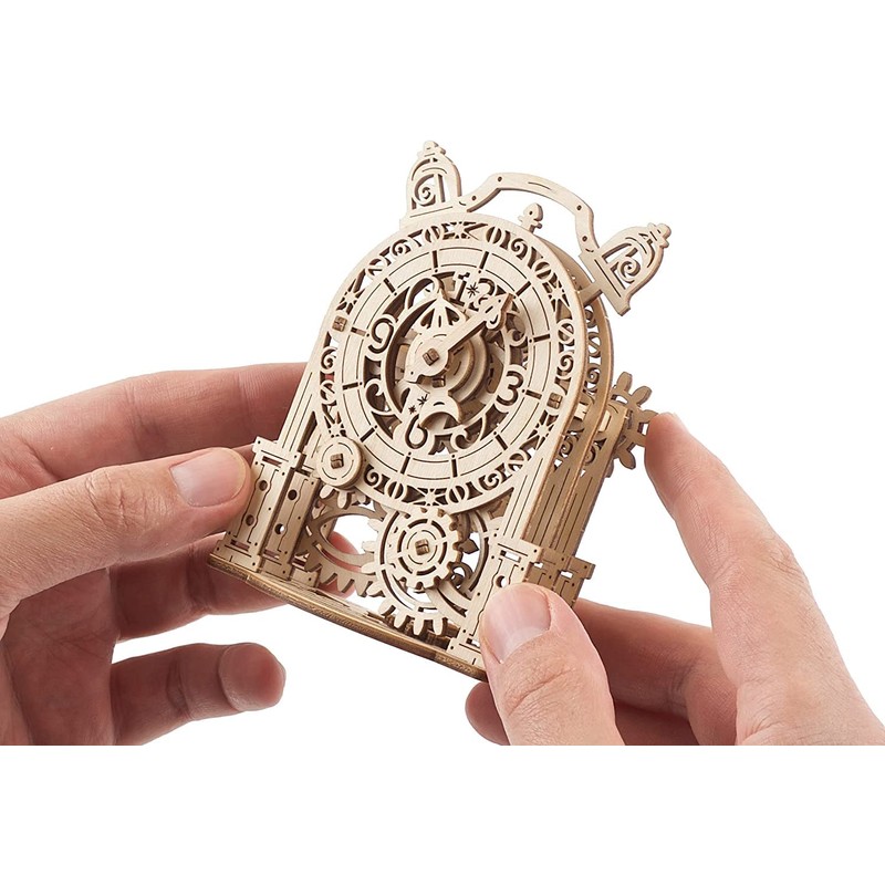 Ugears Vintage Alarm Clock 70163 Wooden Puzzle Craft Model No