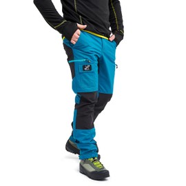 RevolutionRace Men’s Nordwand Pants, Durable Pants for All Outdoor Activities, Petrol, 2XL
