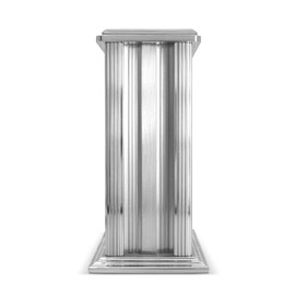 Acctim Acctim Mantel Clock, Metal, Silver, 13.7 x 15.5 x 6.8