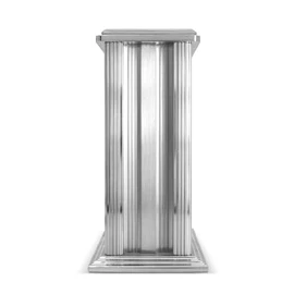 Acctim Acctim Mantel Clock, Metal, Silver, 13.7 x 15.5 x 6.8