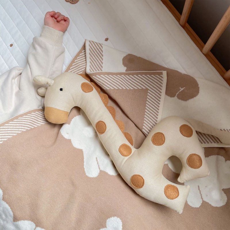 Baby Cartoon Animal Stuffed Toy Polyester Cute Kid Soft Stuffed